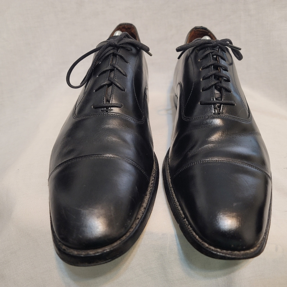 Church's Custom Grade Men Size 11.5C Black Leather Captoe Oxford Dress Shoes - Picture 3 of 12